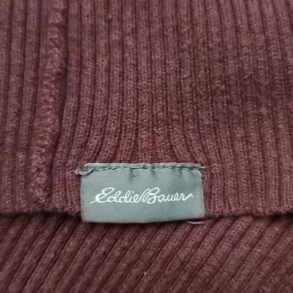 Eddie Bauer Cotton Merino Wool Sweater Sz. TLarge - Picture 5 of 7